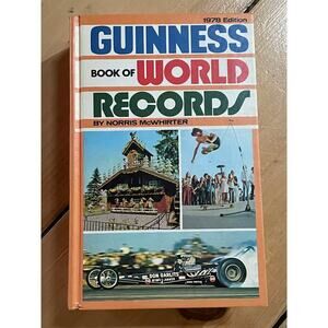 Guinness Book of World Records Norris McWhirter 1978 Edition HC Sterling Vintage